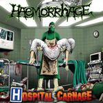 HAEMORRHAGE - HOSPITAL CARNAGE (KELLY GREEN WITH BLACK, BONE WHITE AND RED SPLATTER)