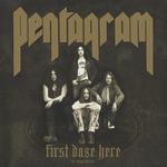 PENTAGRAM - FIRST DAZE HERE (SWAMP GREEN AND TRANSLUCENT GOLD HALF AND HALF WITH BONE WHITE AND GOLD SPLATTER)