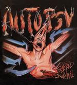 AUTOPSY - SEVERED SURVIVAL (35TH ANNIVERSARY EDITION RED/BLACK MARBLED VINYL) - RED COVER